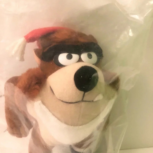 Vtg 1992 McDonalds Christmas Looney Tunes Tasmanian Devil Taz Plush Stuffed Toy - Picture 2 of 10